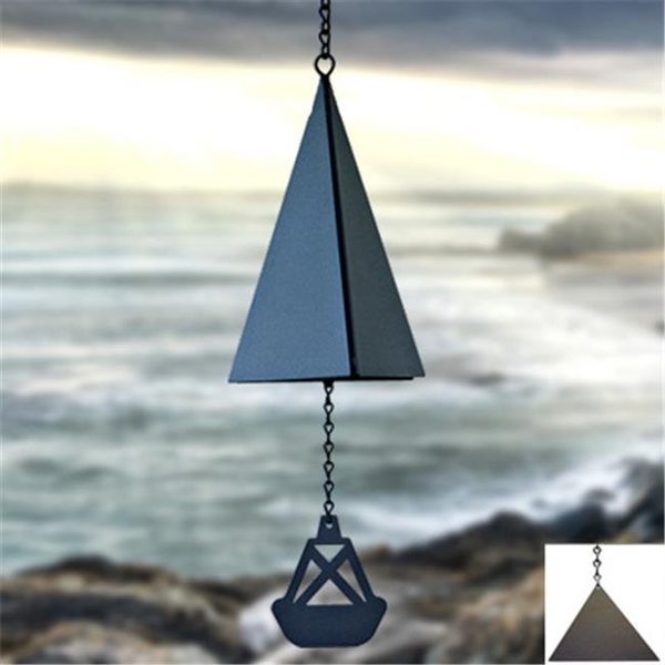 North Country Wind Bells Inc North Country Wind Bells  Inc. 108.5040 Castine Harbor Bell with black triangle wind catcher 108.504